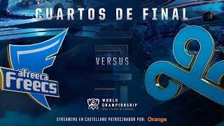 AFREECA FREECS VS CLOUD9  MAPA 3  WORLDS CUARTOS DE FINAL  LEAGUE OF LEGENDS WORLDS 2018 [upl. by Gader]