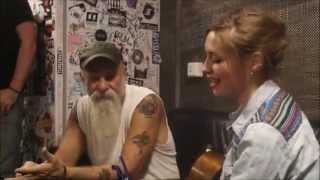 Jeanne Rouwendaal  Ages feat Seasick Steve Backstage at Patronaat [upl. by Alegnaed]