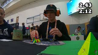 275 State record pyraminx average  Australian National Championships 2024 [upl. by Atnuahc745]