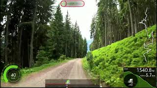 25 minute Indoor Cycling Workout Austria Alps Garmin 4K Video [upl. by Yngiram949]