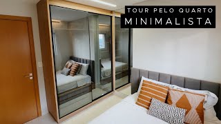 TOUR PELO MEU QUARTO MINIMALISTA [upl. by Anaugal]