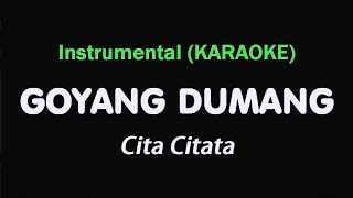 GOYANG DUMANG  Cita Citata  Instrumental KARAOKE [upl. by Akenat]