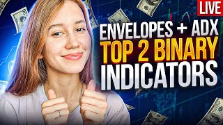 Envelopes New Indicator For Binary Options  Enveloves amp ADX Best Strategy For Beginners [upl. by Nnaecyoj992]