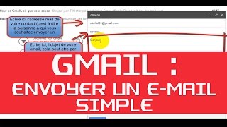 GMAIL 2015  ENVOYER UN MAIL EMAIL SIMPLE [upl. by Germaine342]