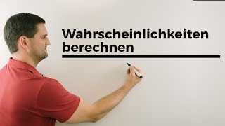 Wahrscheinlichkeiten berechnen die quotErstenquot nur die quotErstenquot genau 2 Mathe by Daniel Jung [upl. by Hteik]