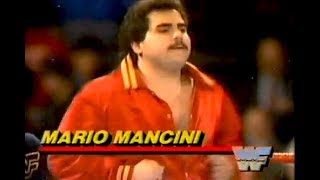 Wrestling “Jobber” Mario Mancini 1985 [upl. by Ahsaeyt]