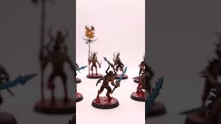 WIP Bloodletters Games Workshop Warhammer 40K Khorne Deamons of Chaos [upl. by Hinkel21]