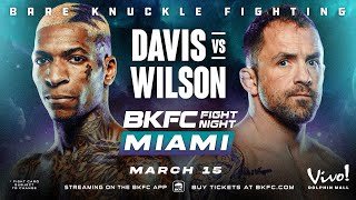 Free Full Event BKFC FIGHT NIGHT MIAMI DAVIS vs WILSON [upl. by Pearla]