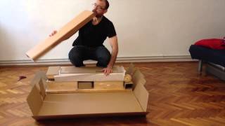 How To Put An Ikea Sofa Bed Together [upl. by Lemahs]