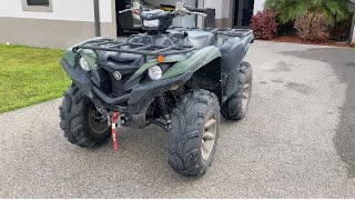 Yamaha Grizzly 700 Xtr intro and broke axle [upl. by Michaella861]