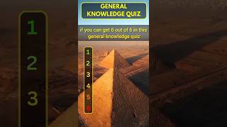 Ultimate General Knowledge Quiz Can you get 100 quizchallenge doyouknow quizquestions [upl. by Fredel]