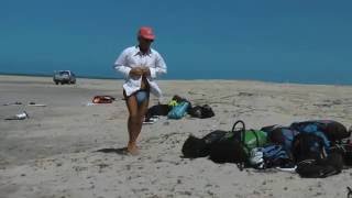 Jacques Pourbaix the oldest kitesurfer in the world [upl. by Nerol]