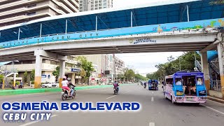 OSMEÑA BOULEVARD  Cebu Street Driving Tour  March 2023 Philippines  Cebu HD [upl. by Harwill485]