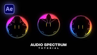 Create Dynamic Audio Spectrum in After Effects  After Effects Tutorial  No Plugins Required [upl. by Ulrika]