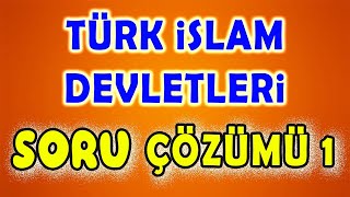 İlk Türk İslam Devletleri  Soru Çözümü Genel Tekrar  KPSS YKS TARİH 2024 [upl. by Stark391]