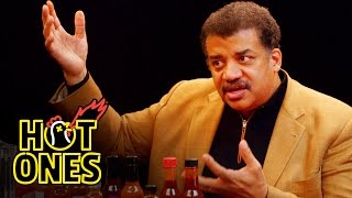 Neil deGrasse Tyson Drops Knowledge  Hot Ones Extras [upl. by Novahs708]