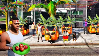 Franklin amp Shinchan Celebrating Ayudha poojai in GTA 5  Ayudha poojai Celebration  Gta 5 Tamil [upl. by France]