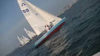 Soling Racing Thursday June 20th 2024 Start of Series 2 [upl. by Aihsa117]