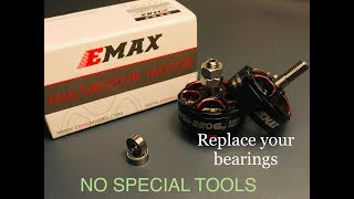 Bearing Replacement  FPV Drone EMAX RSII 2206 [upl. by Semele]