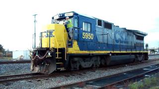 CSX B408 Startup [upl. by Jedthus171]