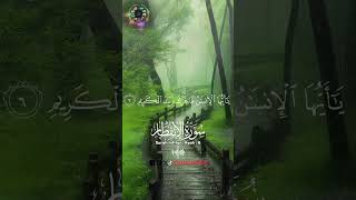 ❤️❤️Surah Al Infitar  ❤️❤️Heart touching Voice إن شاء الله  quran shorts youtube shortsvideo [upl. by Parhe]