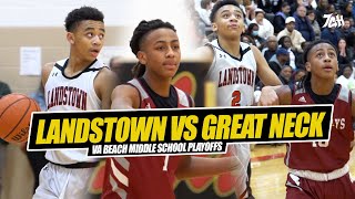 Crowded Middle School PLAYOFFS Rashad Shaw 🆚 Damien Robinson [upl. by Ecirual814]