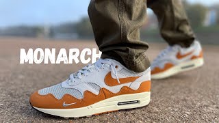 Will These Be 3000 Too Patta x Nike Air Max 1 Waves Monarch Review amp On Foot [upl. by Ynnattirb]