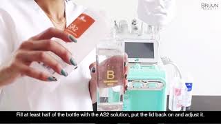 How to SET UP 1 Hydra Aqua Peeling Machine 7 in 1 Tutorial Bottles  h2o2 Facial Machine [upl. by Danica]