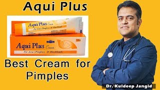 Best Cream for Pimples and Fairness  Aqui Plus  Best Homeopathy Cream for pimples [upl. by Delanty]