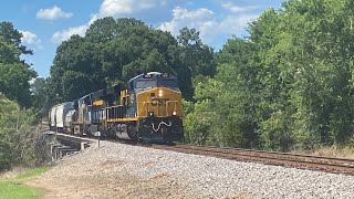 CSX PampLE And The CampO Heritage Unit Duo returns south on M693 [upl. by Guildroy418]