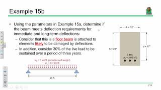 CE 413 Lecture 26 LongTerm Deflections contd 20180330 [upl. by Buck654]