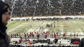 The Snow Game Arkansas at 21 Mizzou  Faurot Field Columbia MO Football 3rd Quarter Action 10 [upl. by Zennie]