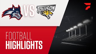 Highlights Stony Brook vs Towson  CAA Football 2024 [upl. by Oicnedurp]