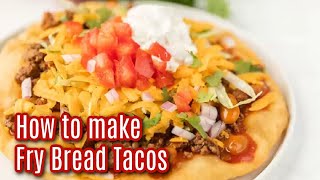 Indian fry bread tacos [upl. by Syned]