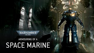 The Armouring of a Space Marine Cinematic  Warhammer 40000 [upl. by Nivonod562]