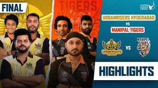 Finals Highlights  Legends League Cricket 2023  Urbanrisers Hyderabad vs Manipal Tigers  LLC2023 [upl. by Combe]