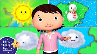 Learn Weather Song  Little Baby Bum  Classic Nursery Rhymes for Kids [upl. by Drugi263]