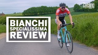 Bianchi Specialissima  Review  Cycling Weekly [upl. by Ellatsirhc]