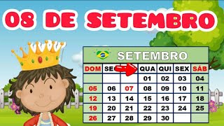 CALENDÁRIO DIA 08 DE SETEMBRO DE 2021 [upl. by Goar]