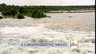 Small town residents in floodwaters path [upl. by Riccio]