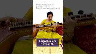 Lingashtakam Phalasruthi veena shorts veena [upl. by Arotahs]