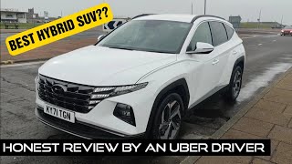 NEW Hyundai Tucson hybrid review 2022 UK  Best SUV Hybrid Perfect for large taxi  Uber driver [upl. by Trygve]