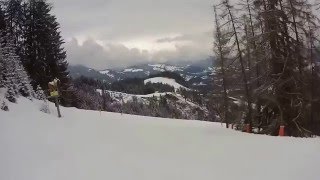 Kitzbühel  Kirchberg Streif Rennstrecke Piste 21 bis Ganslern [upl. by Onia]