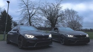 BMW M4 COUPE vs BMW M4 CONVERTIBLE BOTH STAGE 2 [upl. by Sussna]