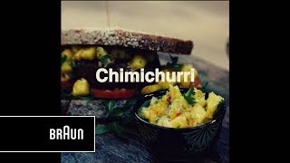 Chimichurri met mango  MultiQuick 9 staafmixer [upl. by Esau]