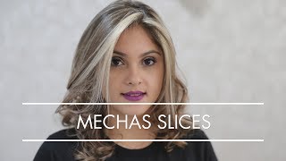 Academia Aneethun  Como Fazer Mechas Slices [upl. by Riabuz]