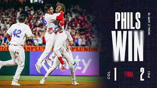 Rockies vs Phillies Game Highlights 41524  MLB Highlights [upl. by Chally]