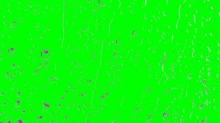 Rain Drops on Glass Window 1080p Green Screen [upl. by Lua]