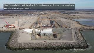 Der Fehmarnbelt Tunnel  Der neue Deich über dem dänischen Tunnelportal ist fertig [upl. by Allenod]