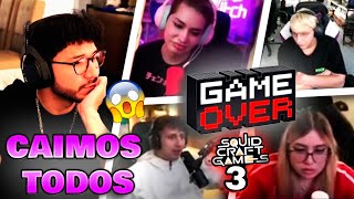 ZEIN REACCIONA A TODAS LAS MUERTES 💥 SQUID CRAFT GAMES 3 💥 CAIMOS TODOS [upl. by Timmons]